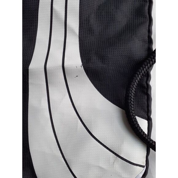 Puma Drawstring Nylon Black  Unisex Gym Sack Backpack 17" x 14" - Picture 10 of 14